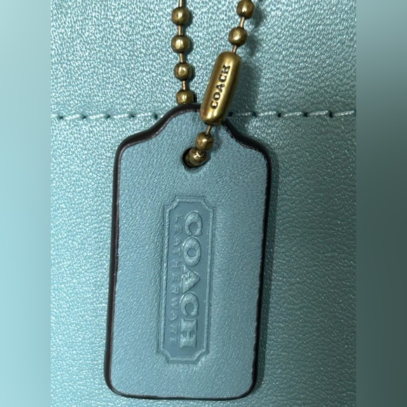 COACH 1941 Cashin Glovetanned Leather Mini Tote/Crossbody Bag in Sage - Picture 11 of 15